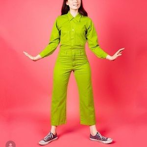Big Bud Press Everyday Jumpsuit in Gross Green
